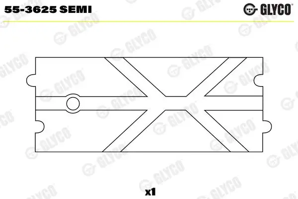 GLYCO 55-3625-SEMI Piston Kol Burcu A6010381950