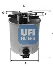 UFI 55.393.00 Yakıt Filtresi 8200619855