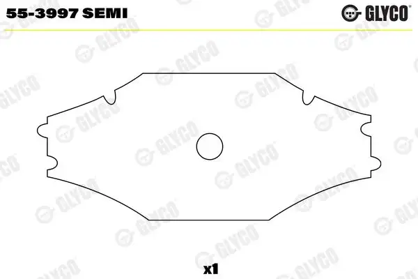 GLYCO 55-3997-SEMI Piston Kol Burcu A4420380050