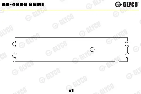 GLYCO 55-4856-SEMI Piston Kol Burcu 8200194088