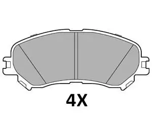 MGA 55668 Ön Fren Balatası 410606124R