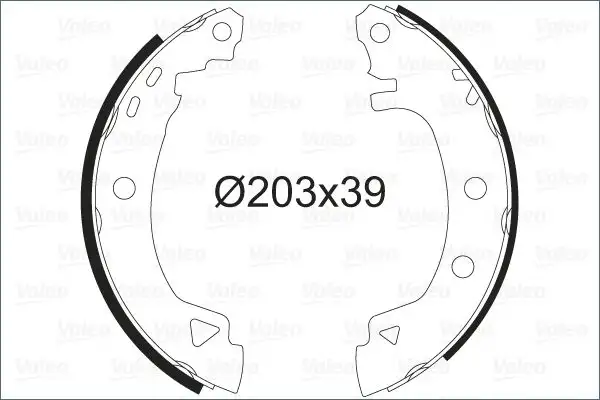 VALEO 562041 Arka Fren Balatası 7701202919
