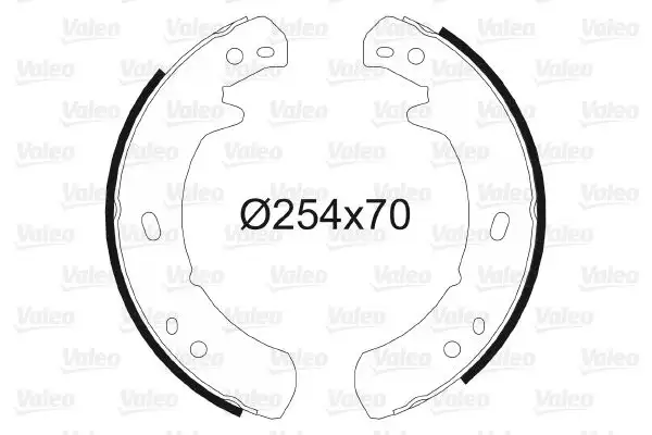 VALEO 564053 El Fren Balatası SFS000050