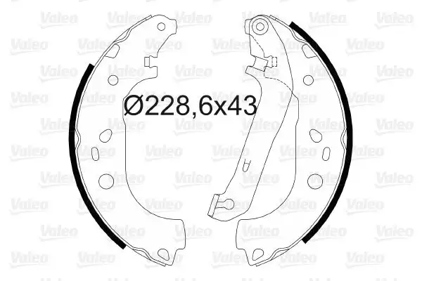 VALEO 564068 Arka Fren Balatası