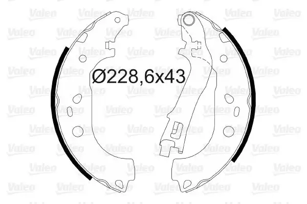 VALEO 564073 Arka Fren Balatası