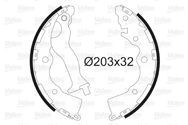 VALEO 564132 Arka Fren Balatası 583051GA00