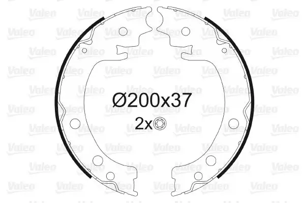 VALEO 564143 El Fren Balatası 5460077K00