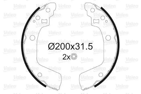 VALEO 564160 Arka Fren Balatası 5320063J02