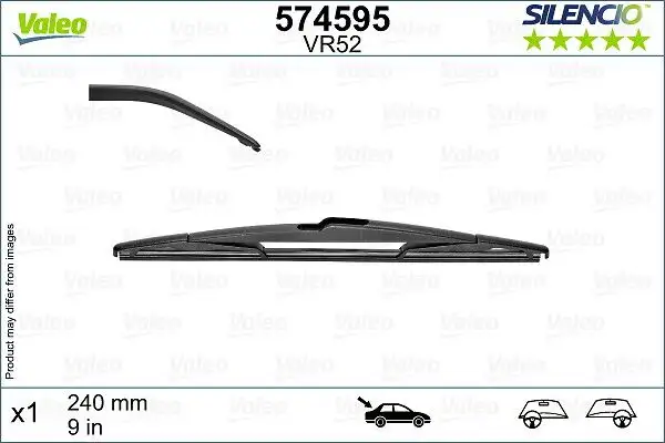 VALEO 574595 Arka Silecek Süpürgesi 287901560R