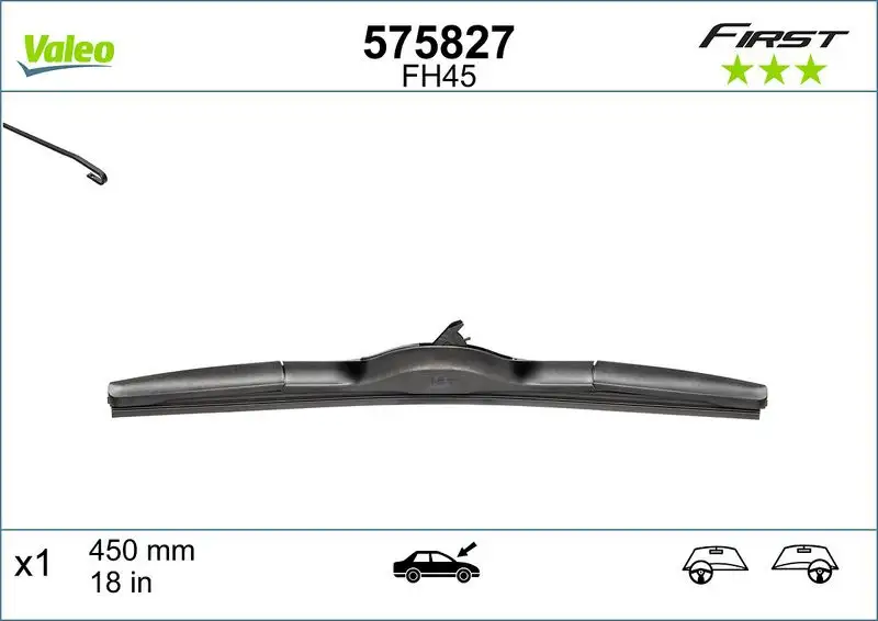 VALEO 575827 Silecek Süpürgesi (Tek)