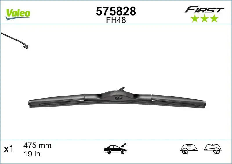 VALEO 575828 Silecek Süpürgesi (Tek)