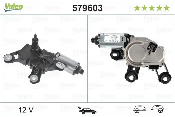 VALEO 579603 Silecek Motoru (Arka)