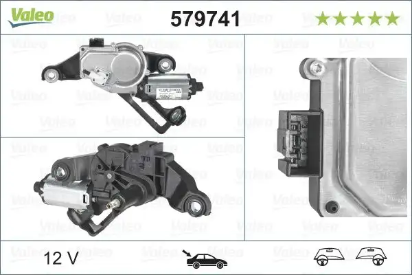 VALEO 579741 Silecek Motoru (Arka) 67637199569