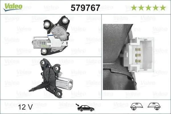 VALEO 579767 Silecek Motoru (Arka) 6405LP