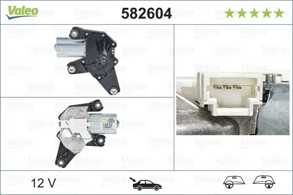 VALEO 582604 Silecek Motoru (Arka) 8200734582