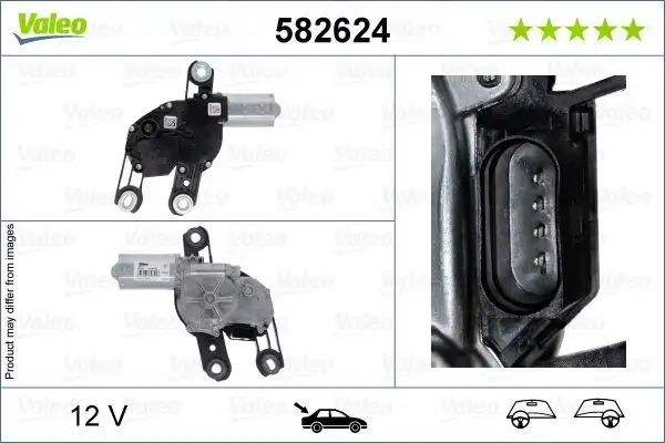 VALEO 582624 Silecek Motoru (Arka) 1S6955711B
