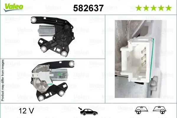 VALEO 582637 Silecek Motoru (Arka) 9812666580