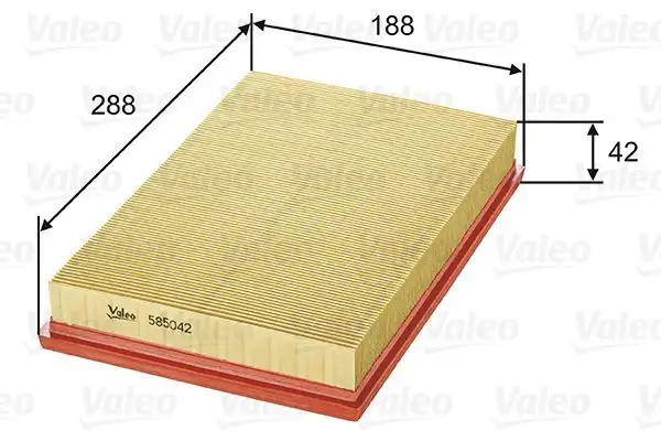 VALEO 585042 Hava Filtresi