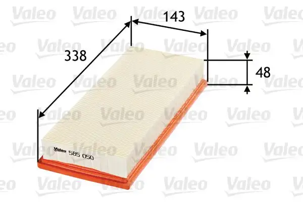 VALEO 585050 Hava Filtresi