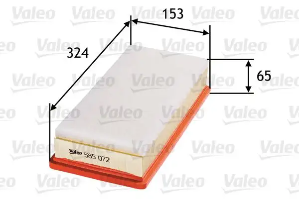 VALEO 585072 Hava Filtresi