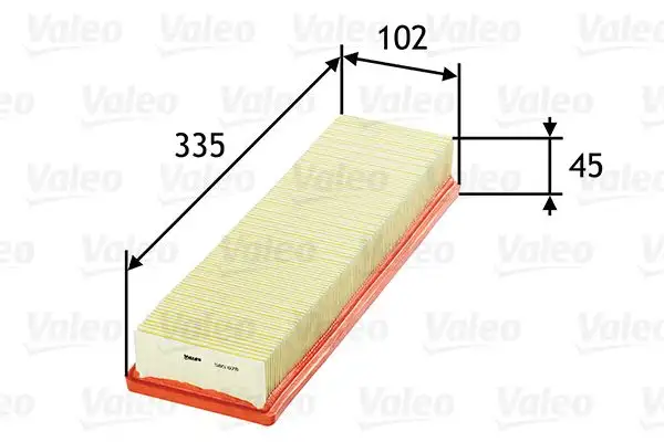 VALEO 585078 Hava Filtresi