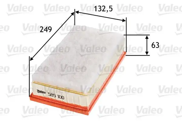 VALEO 585100 Hava Filtresi