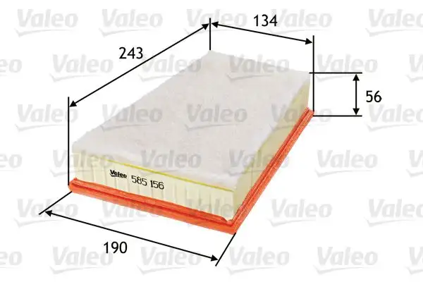 VALEO 585156 Hava Filtresi