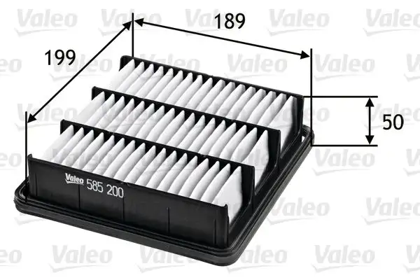 VALEO 585200 Hava Filtresi S281132H000