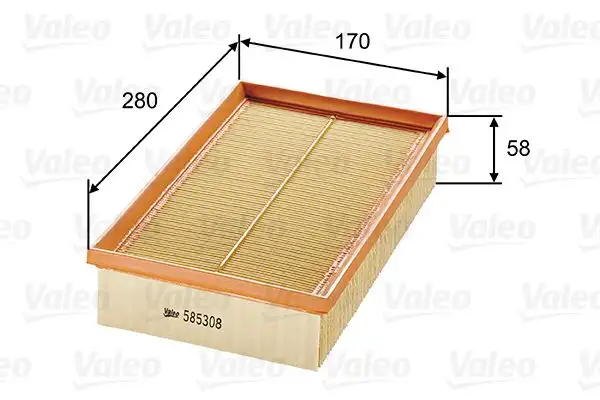 VALEO 585308 Hava Filtresi A1110940004