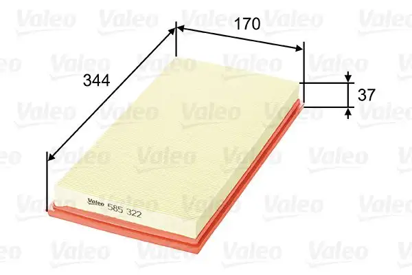 VALEO 585322 Hava Filtresi