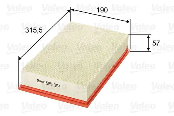 VALEO 585394 Hava Filtresi A1120940204