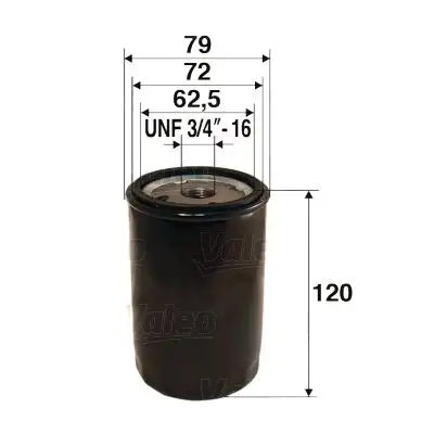VALEO 586029 Yağ Filtresi