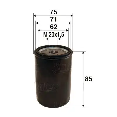 VALEO 586079 Yağ Filtresi
