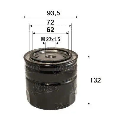 VALEO 586115 Yağ Filtresi