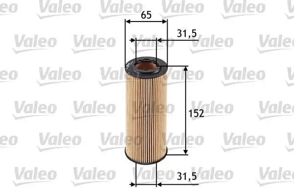 VALEO 586545 Yağ Filtresi