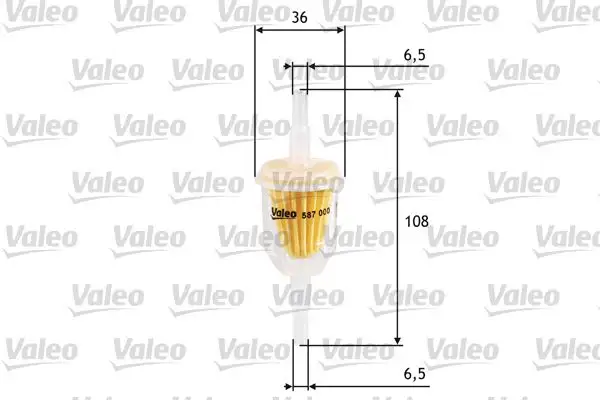 VALEO 587000 Yakıt Filtresi