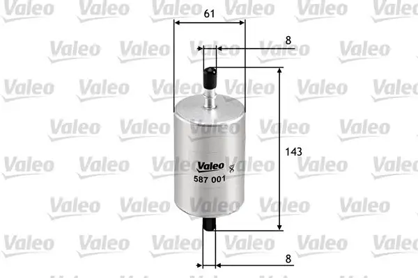 VALEO 587001 Yakıt Filtresi