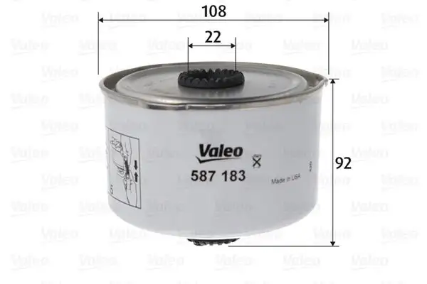 VALEO 587183 Yakıt Filtresi WJI500020
