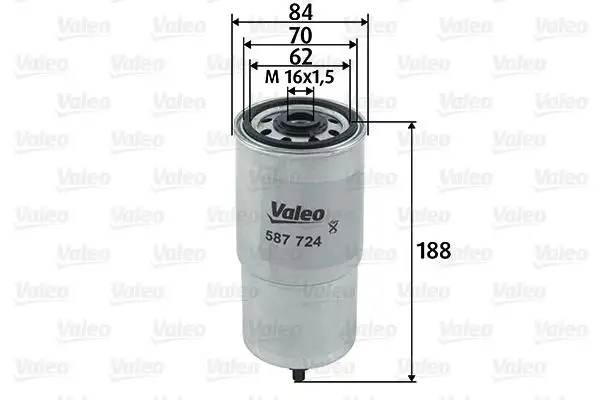VALEO 587724 Yakıt Filtresi