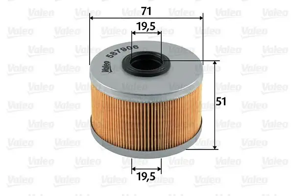 VALEO 587906 Yakıt Filtresi