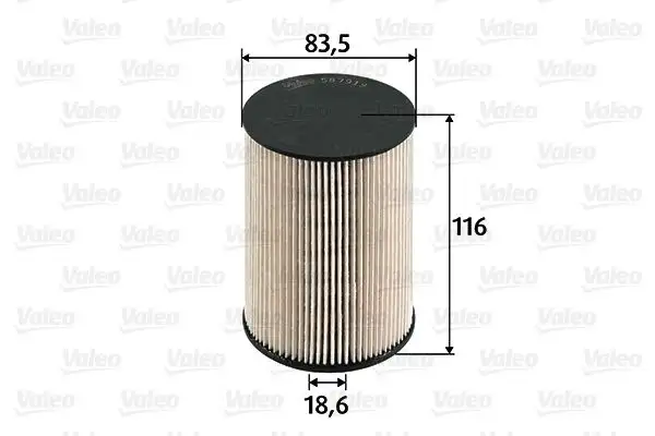 VALEO 587919 Yakıt Filtresi 1K0127434B