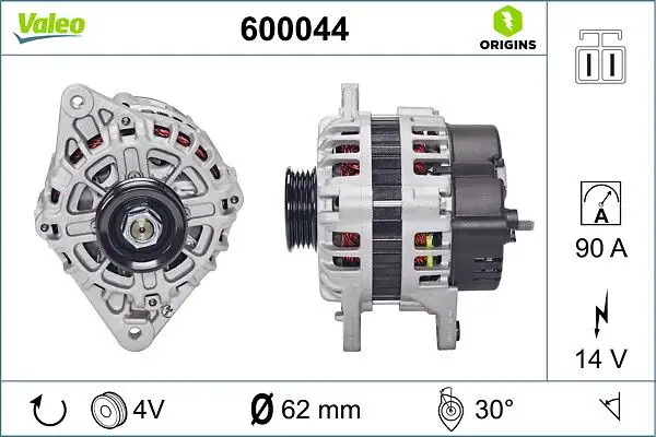 VALEO 600044 Şarj Dinamosu