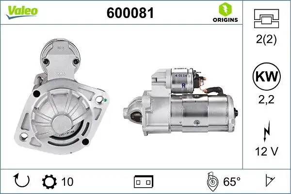 VALEO 600081 Marş Motoru