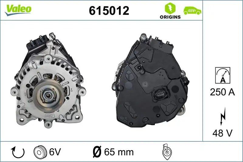 VALEO 615012 Şarj Dinamosu