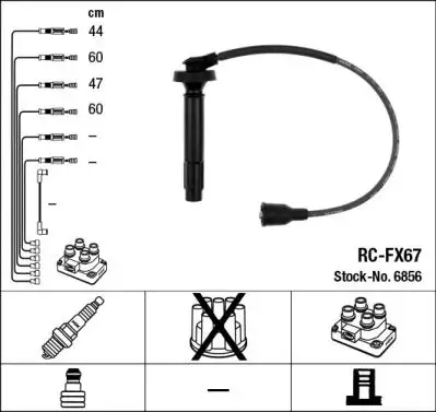 NGK 6856 (RCFX67) Buji Kablosu