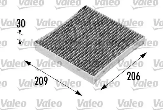 VALEO 698715 Polen Filtresi (Karbonlu) 8671017025