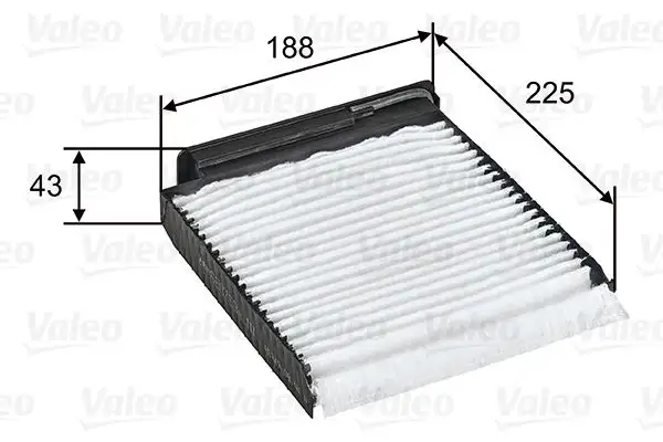 VALEO 698753 Polen Filtresi