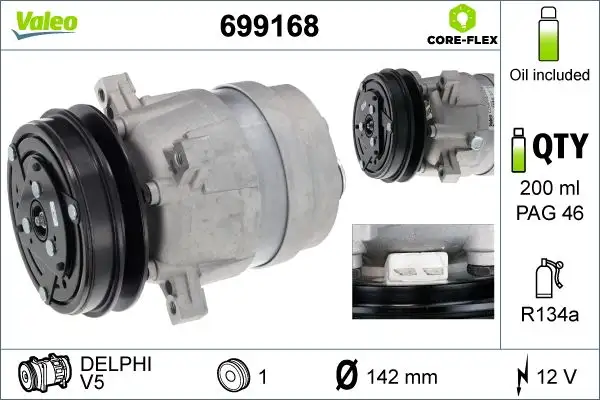 VALEO 699168 Klima Kompresörü
