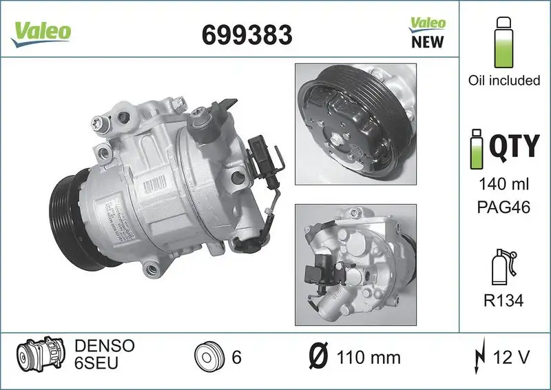 VALEO 699383 Klima Kompresörü