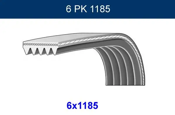 GMB 6PK1185 Kayış
